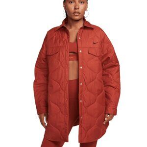 NWT Nike Sportswear Essential Womens Quilted Trench Coat Jacket XL